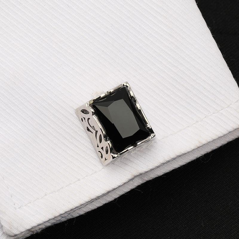 French Shirt Business Cufflinks Crystal Cuff Nails Men'S High-End Shirt Buckles Cuff Buckles Men'S And Women'S Gift Boxes