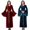 2026 New Medieval Clothing Adult Ladies Vintage Court Queen Long Dress Stage Performance Clothing