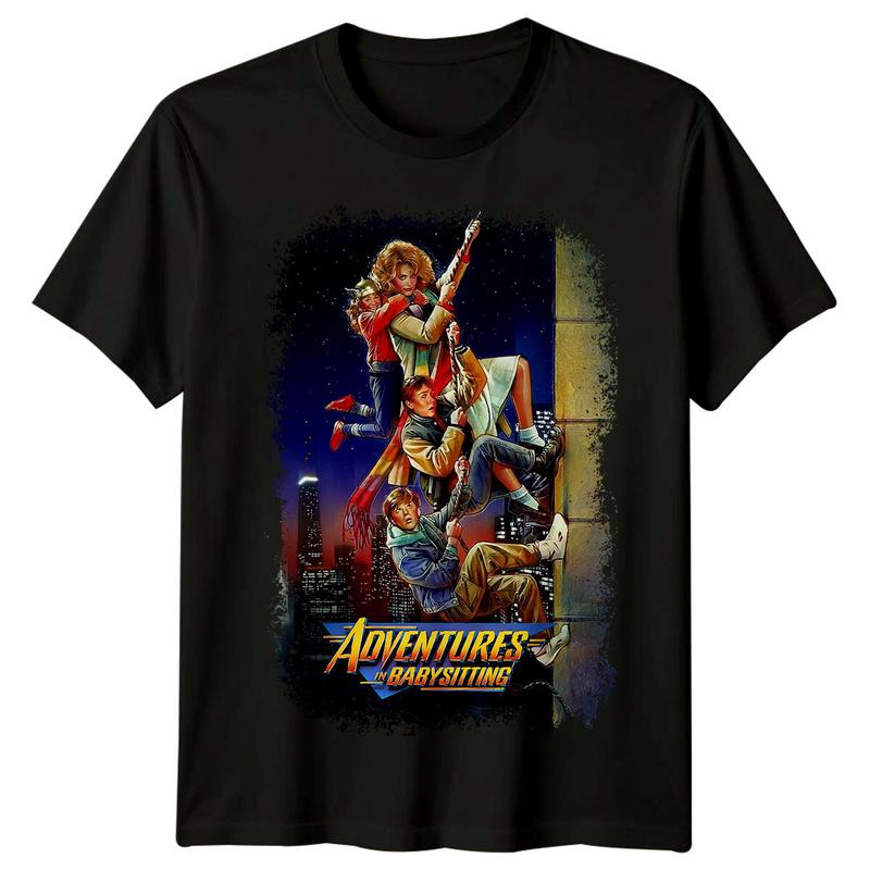 

Adventures in Babysitting (1987) Movie Poster Inspired Unisex T-Shirt Retro Tee Unisex XL