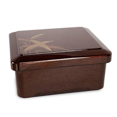 Eel Unaju Jubako Sasauchi Vermilion Eel Jubako X 15cm X Made In Japan J-Kitchens Dish, (Eel) (Large), Pear-Ground Lacquer, (17.2cm 8.3cm), (62)