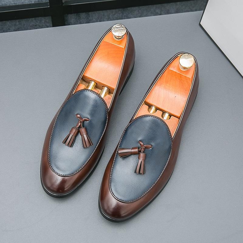 

Мода Новые Мужские Белые Черные Смешанные Кисточки Лакированная Кожа Повседневная Обувь Лоферы Мокасины Свадебные Выпускные Балетки Zapatillas Hombre 43