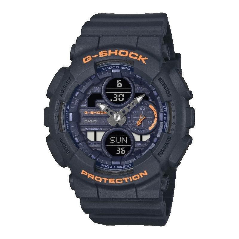 

Casio Men s Resin 200M Water Resistant Digital Shock Resistant Quartz Watch GMA-S140-2A2 синий