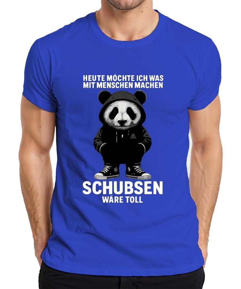 Today I Want To Do Something With People Panda Sarcastic Funny Unisexs Tshirt