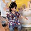 Boys Summer Short Sleeve Shirt Hong Kong Cool and Stylish Top