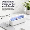 1 Set High Frequency Vibration Wash Cleaner Jewelry Glasses Cleaner Usb Rechargeable Or Battery Mode Ultrasonic Cleaning Machine