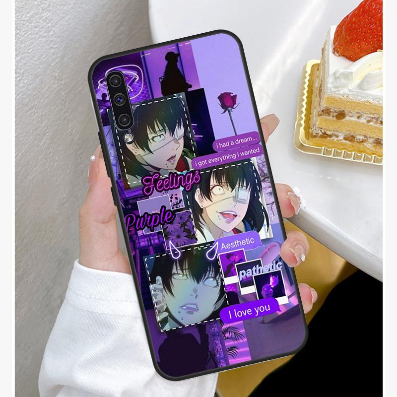 Carcasă de telefon anime Ikishima Midari Kakegurui pentru Samsung Galaxy A50 A70 A02S A20S A21S A52S A12 A32 A52 A72 A51 A71