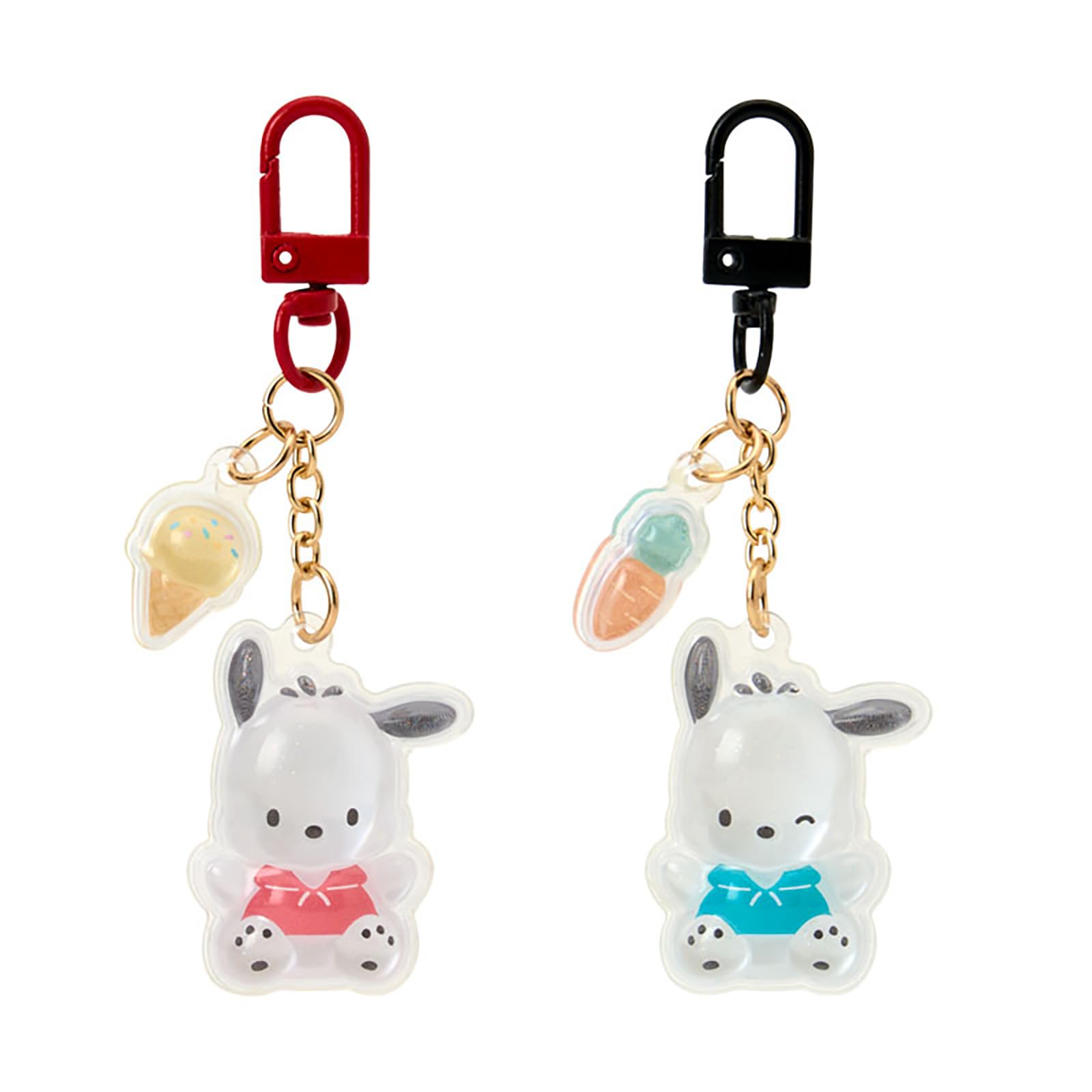 Sanrio Keychain Set of 2 Smiling Pochacco 645737 (Matching Faces) -