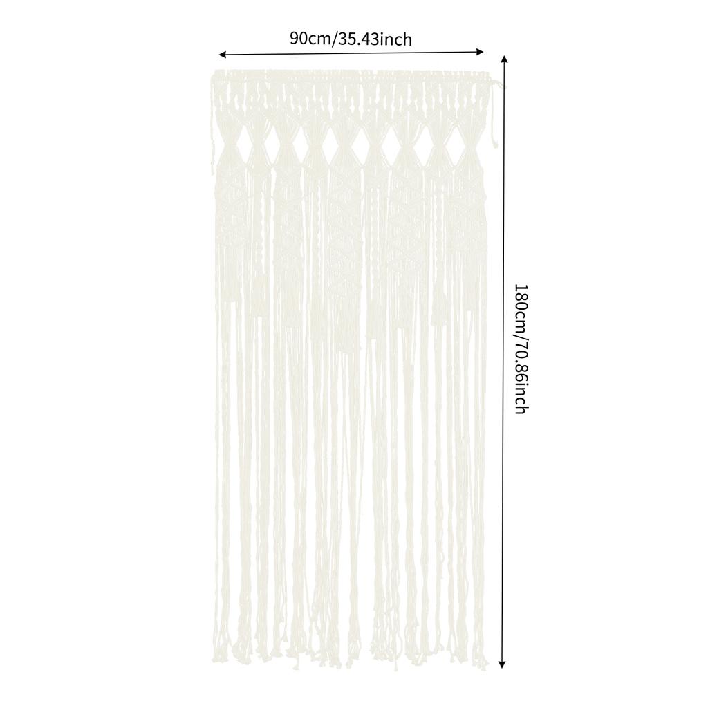 Wall Hanging Wall Tapestry Large Bohemian Wall Hanging Door Window Curtains Handwoven Boho Wall Decoration for Bedroom