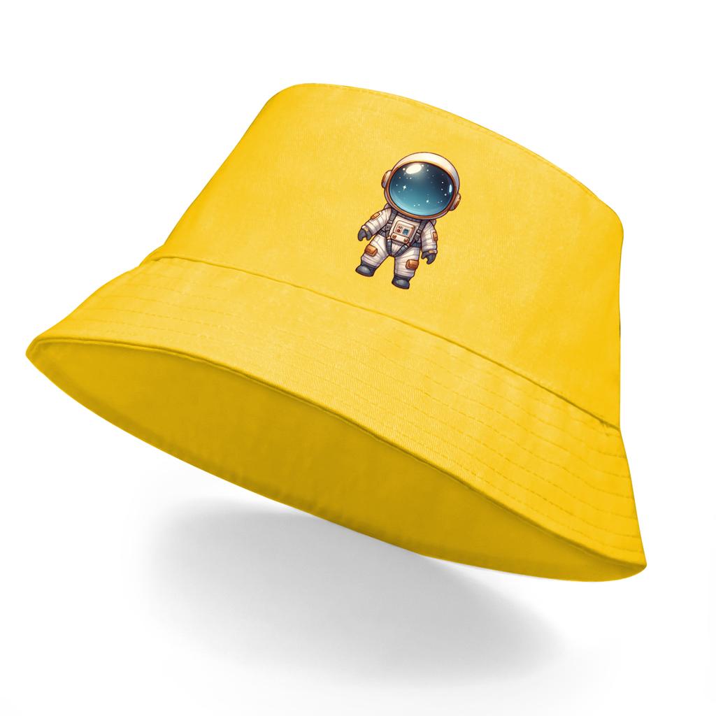 Astronauta Nadruk Jesienne Kapelusze Wiaderkowe Poliestrowe Kapelusze Wiaderkowe Męski Kapelusz Wiaderkowy Hip Hop Idealny Wybór na Prezenty Bob Homme