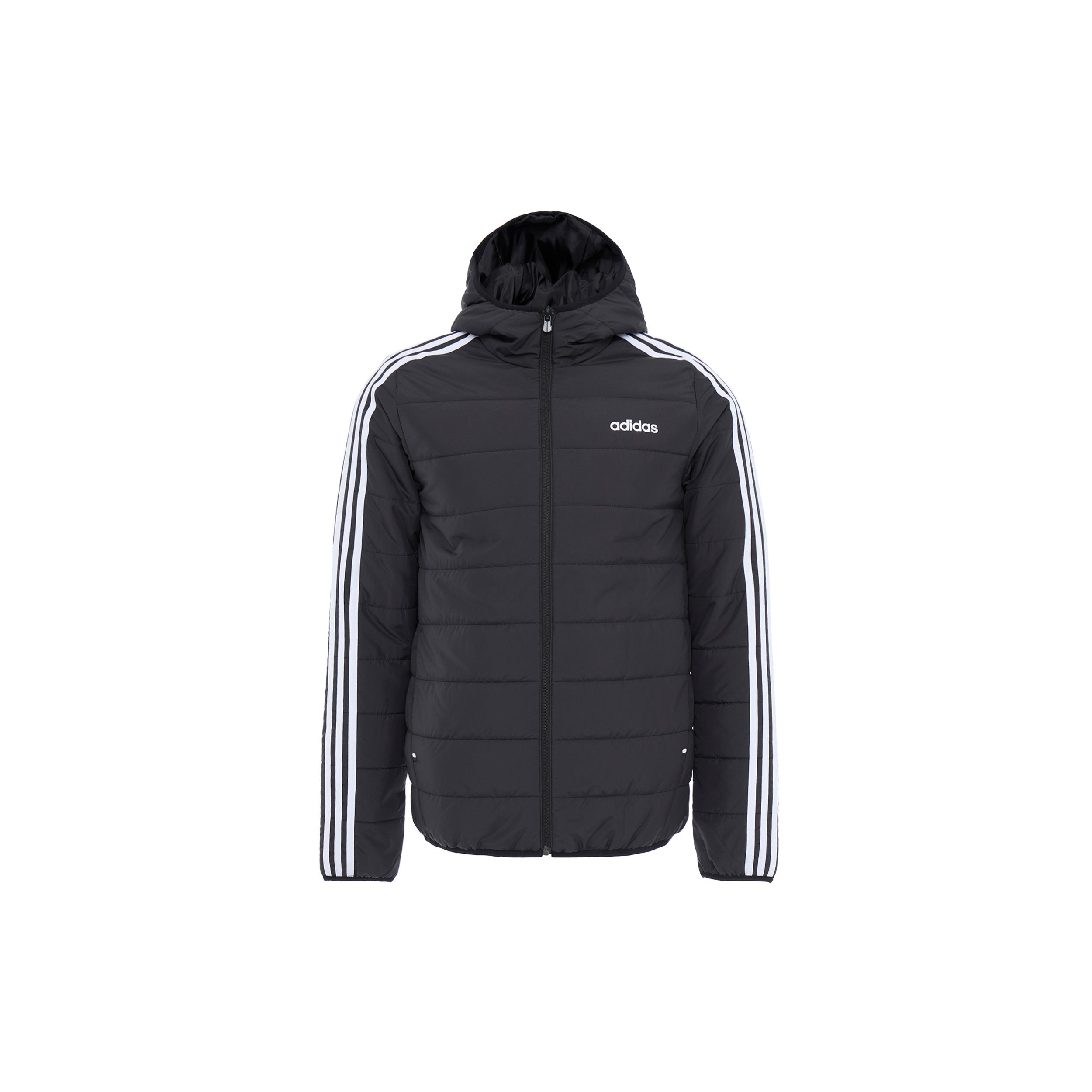 Мужские пуховики Adidas Neo Черный С капюшоном Умеренный Другое GP4922 S