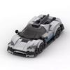 MOC Building Blocks 8-Grid Super Car Model DIY Assembly Bricks Toy For Boys