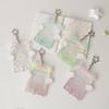 Acrylic Star Wings Transparent Kpop Photo Card Holder Protective Case Keychain Y2K Cute 3-Inch Card Sleeve Backpack Decoration