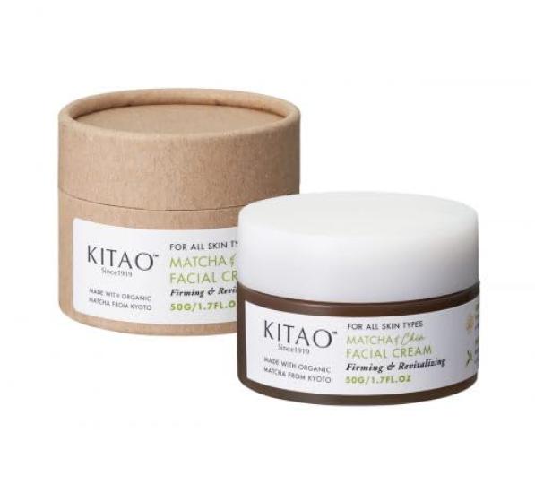 

KITAOMATCHA Cream 50g Facial Cream Cosmetics Moisturizing Sensitive Skin Skincare Face Exfoliation Shea Butter Squalane Matcha Paraben-Free Glowing