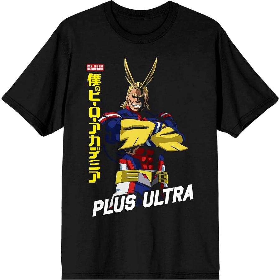 Bioworld Всемогущий Плюс Ультра Моя Геройская Академия Аниме Мужская Черная Графическая Футболка XXXXXL разноцветный