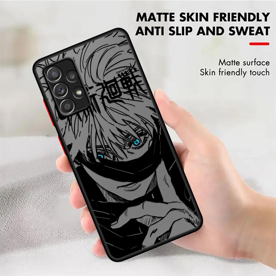 Japanese Cool Anime Case for Samsung Galaxy A17 A52 A34 A36 A54 A56 A55 A16 A15 A53 A14 A23 A52S A72 A73 A33 A35 Phone Cover