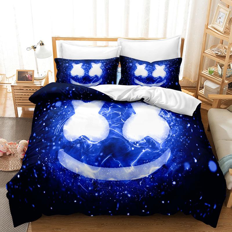 Three-Piece Bedding Digital Printing Kit Home Textile Quilt Cover