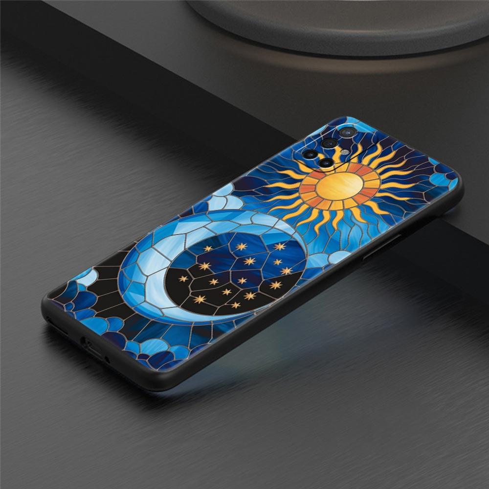 Phone Case For Oneplus 13R 13 12 10T 11 R10 Nord N100 N200 N10 9 9R CE 2 3 Z Pro Lite 5G Soft TPU Cover Beautiful Sun Moon Glass