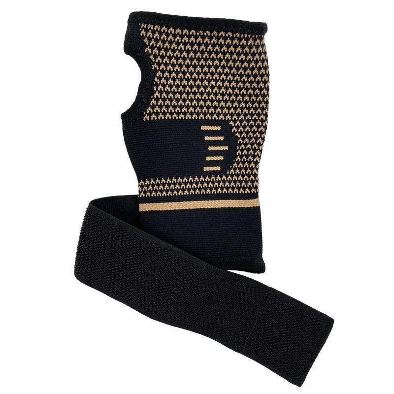 

Медные ионные спортивные наколенники для баскетбола, бега, силиконовые, амортизирующие, противоскользящие, ремешки, накладки на ладони и лодыжки, комбинированная защита L