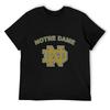 LONGJIN Men's Notre Dame Fighting Irish Logo T Shirt