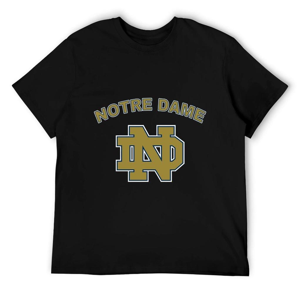 LONGJIN Men's Notre Dame Fighting Irish Logo T Shirt