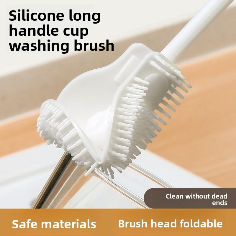 Long-handled Cup Brush, A Household Cleaning Wonder, Baby Bottle Brush, Washing Cup Brush, Water Bottle, Water Cup and Bottle, Kitchen Cleaning Brush