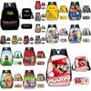 New Arrival Mario Cartoon Backpack For Elementary And Middle School Students Lunch Bag And Pencil Case Included