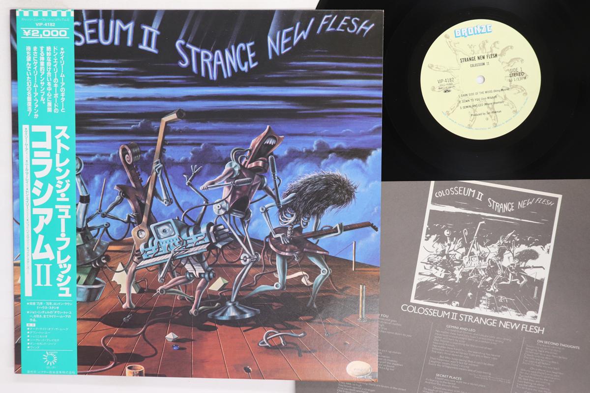 Виниловая пластинка COLOSSEUM II  Strange New Flesh VIP4182 BRONZE 1983 Япония Obi Рок Б/у