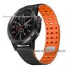 Garmin Compatible 22MM Magnetic Silicone Sport Watch Strap - Quick Release, Breathable Band