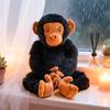 Nouvelle Décoration Accompagne 1 Pièce 50cm Peluches Orang-outan Noirs Douces Peluches Dessin Animé Singe Poupée Oreiller Câlin Pour Cadeaux d'Anniversaire
