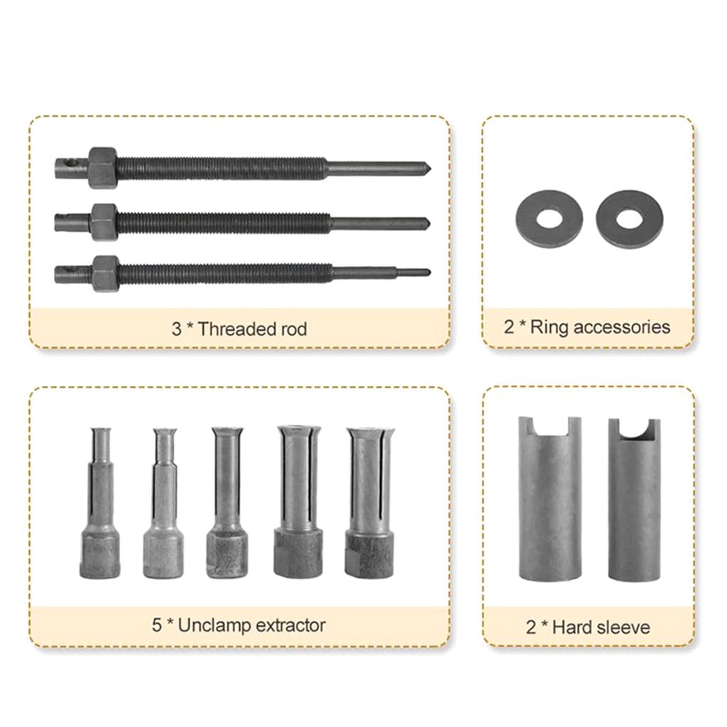 Practical Bearing Puller Motorcycle Bearing Removal Tool Puller 9mm To 23mm Motorcycle Internal Bearing Puller