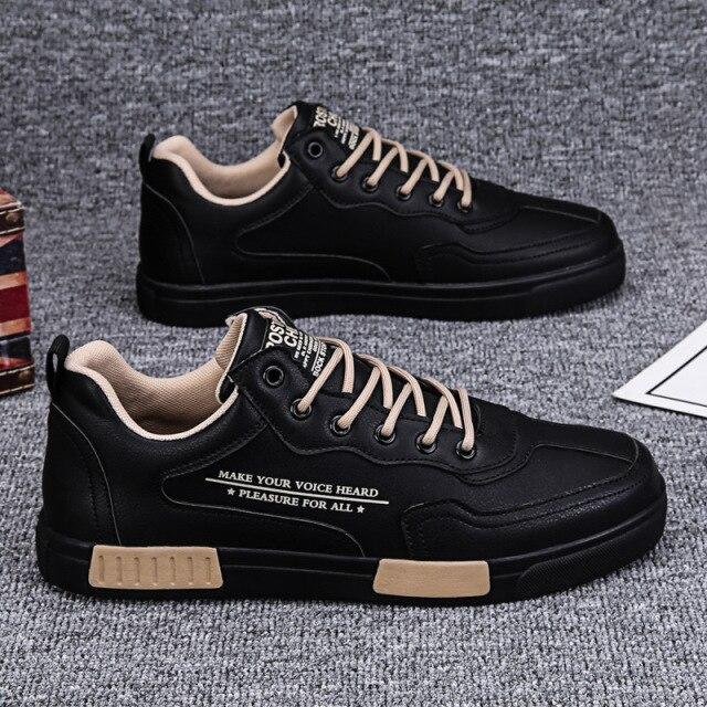 Men 'S Non -Slip Leather Casual Shoes Formal Wear Lightweight Men 'S Shoes Fashion Trend Outdoor Walking Shoes