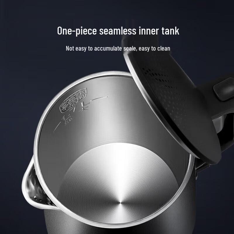 SUPOR 1.7L Double-Layer Anti-Scald Electric Kettle CN Plug (adapter Included)