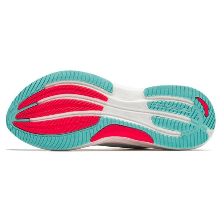 New Anta Cushioning, Wear Resistant Low Top Running Shoes Men's White Cyan Black 112415582-1