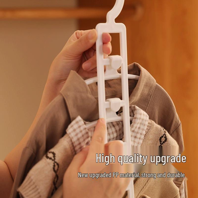 Detachable Space-Saving Clothes Hanger for Home and Dorm Wardrobes