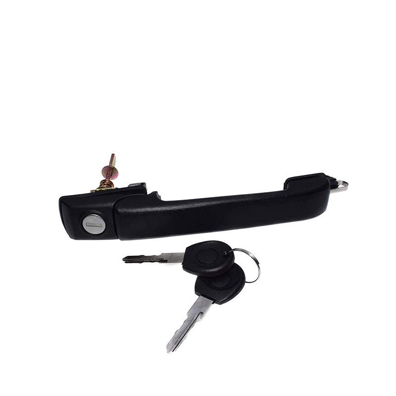 1 Pair of Exterior Door Handles with Key for VW Golf J-etta Mk3 III Cabrio 1H0837207C
