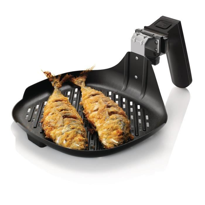 Grillpfanneneinsatz - philips - hd9910-20 - noir - 2000 watt - température variable