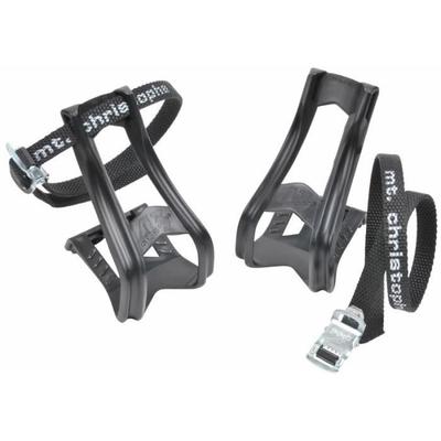 Christophe ZEFAL Mountain Bike Toe Clips with Straps (S/M Up To 42) - Adult - Mixed