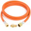 Connection Reduction For Tourist Gas Cylinder G 3/8 L - 7/16 Hose 1.5M