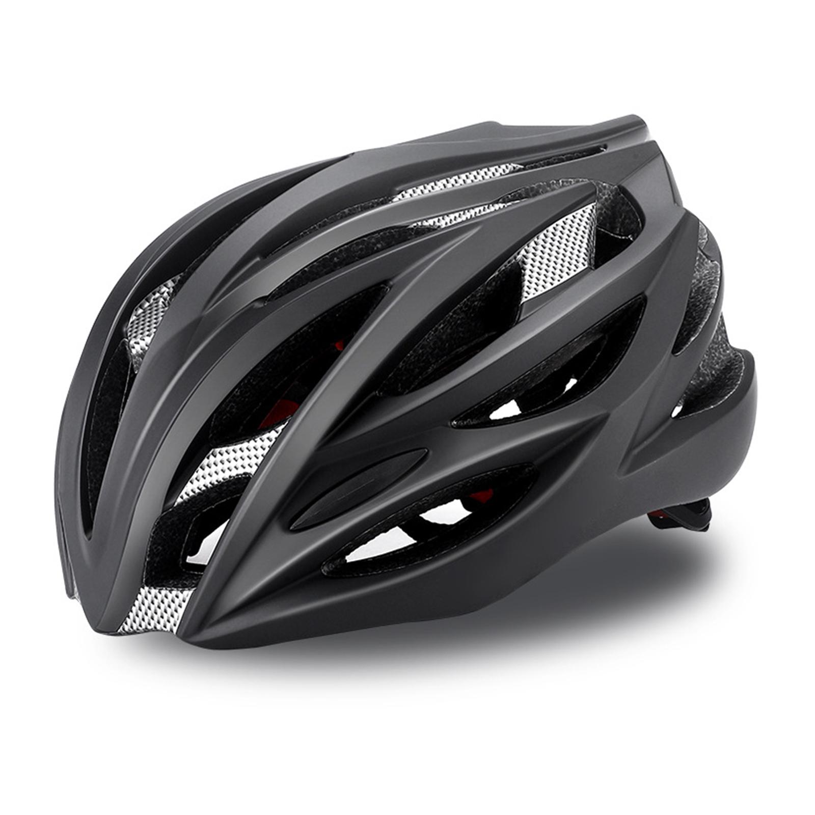 

Велосипедный шлем Интегрированный велосипедный шлем Шлем для городской езды Шлем для шоссейного велосипеда для горных велосипедов Шоссейных велосипедов Регулируемый чёрный