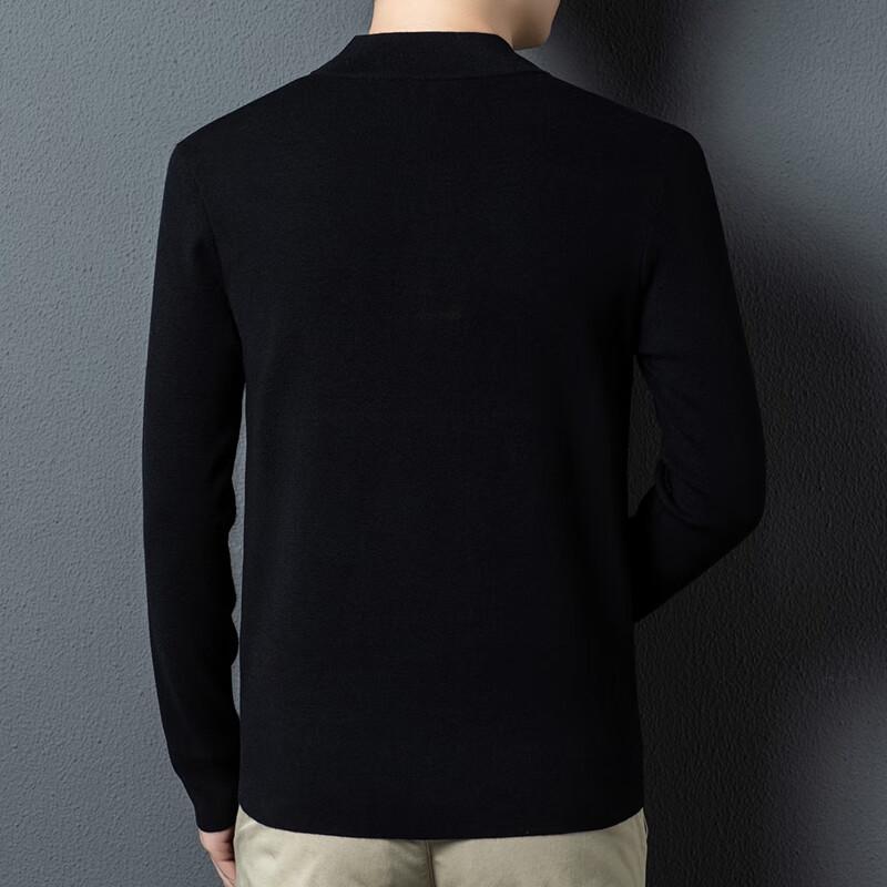 FengXun Men's Half-Zip Knit Sweater