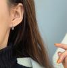 Prevent Allergy Silver Color Stud Earrings France Fashion Vintage Handmade U-Shape Circle Bride Jewelry Gifts
