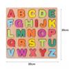 Giocattoli Montessori in Legno Blocchi da Costruzione per Bambini Classificatore di Forme Alfabeto Numeri Puzzle Jigsaw Giocattolo Educativo per Bambini Regalo per Bambino