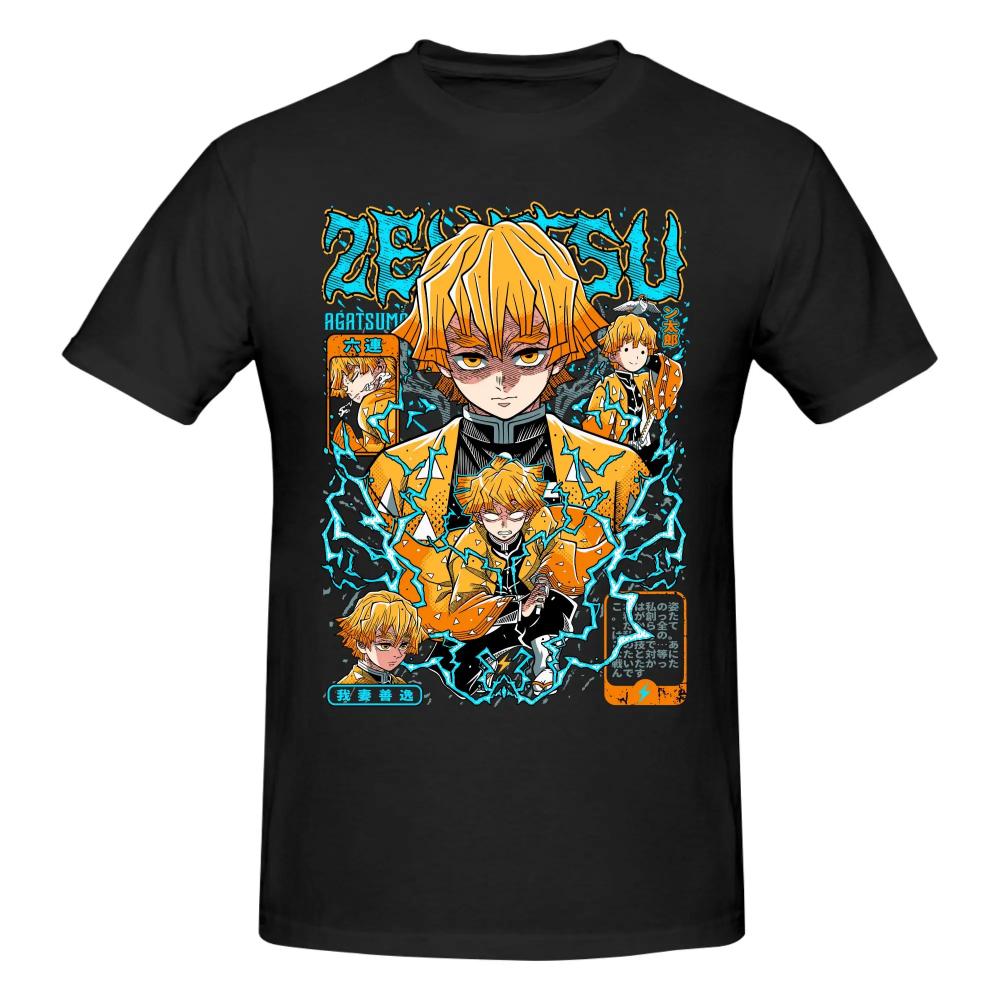 Demon Slayer T Shirts Cotton Tees Shirt Streetwear Round Neck Kokushibo Tokito Tshirt Casual Short Sleeve Clothing 2026 Summer