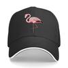 Pink Flamingo Decorative Resin OrnaUnisext Hip Hop Hat Fashion Outdoor Sports Sandwich Baseball Cap