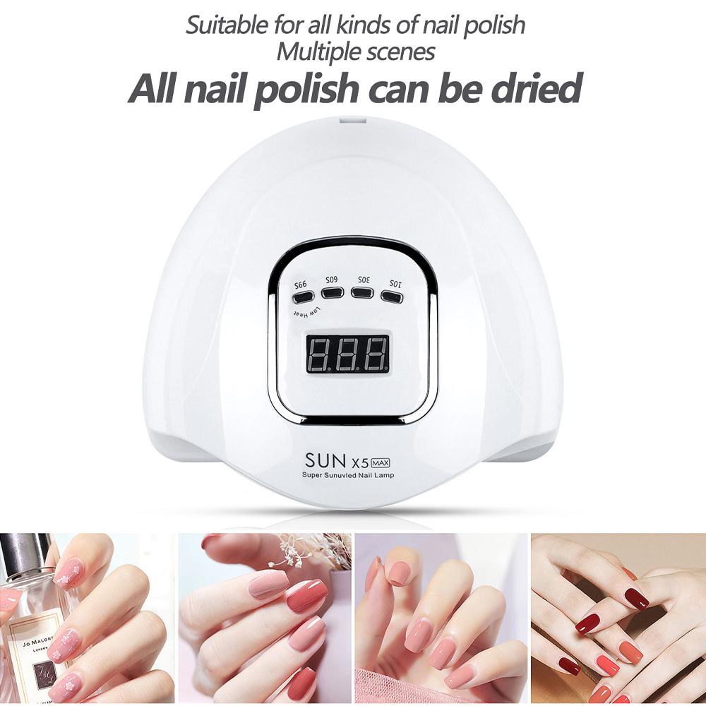 UV LED Nail Lamp and Gel Nail Dryer - X5 MAX Fast Curing Equipment for Salon Use