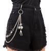 Tassels Chain Belt Personality Charm Belt Durability Metal Chain Trendy Belt for Various Occasion