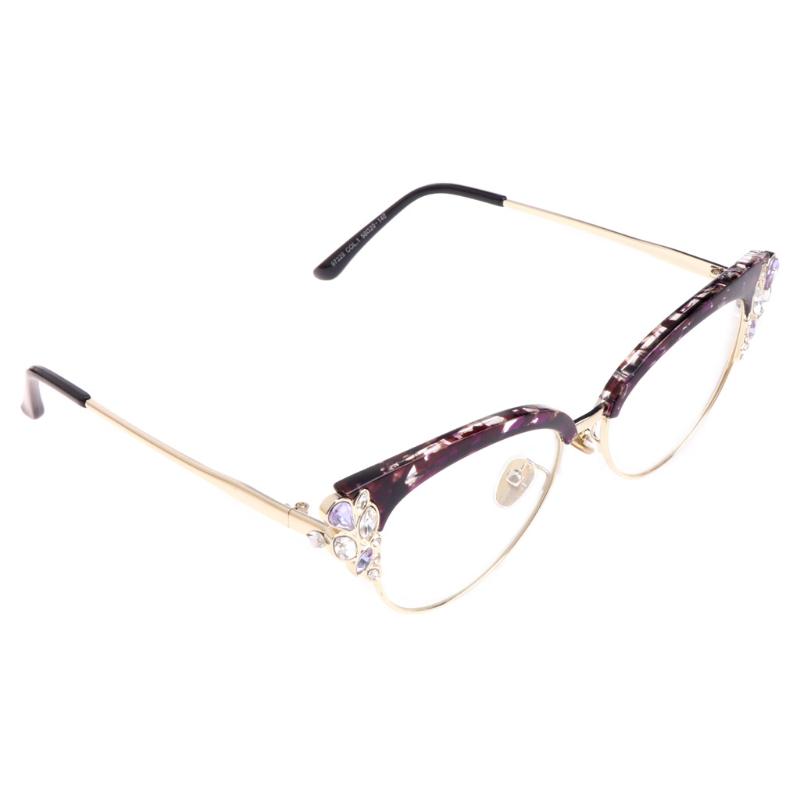 Designer cat eye glasses frames with rhinestones Clearance