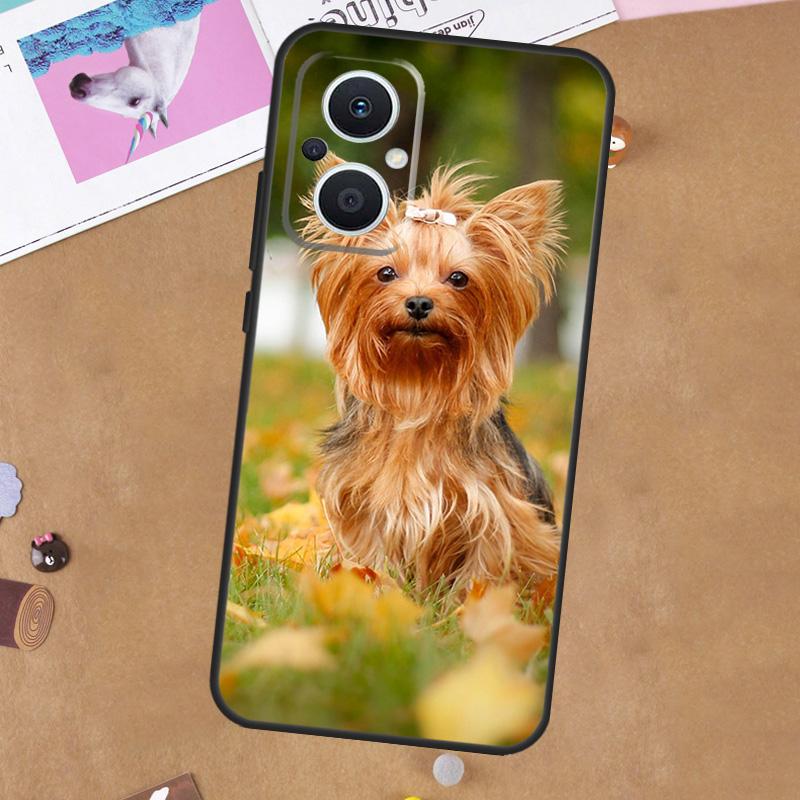 Mini Yorkshire Terrier Case For OPPO Reno 8T 4Z 5Z 11F 8 10 11 Pro 5 6 7 Lite OPPO Find X6 Pro X2 X3 X5 Lite Cover