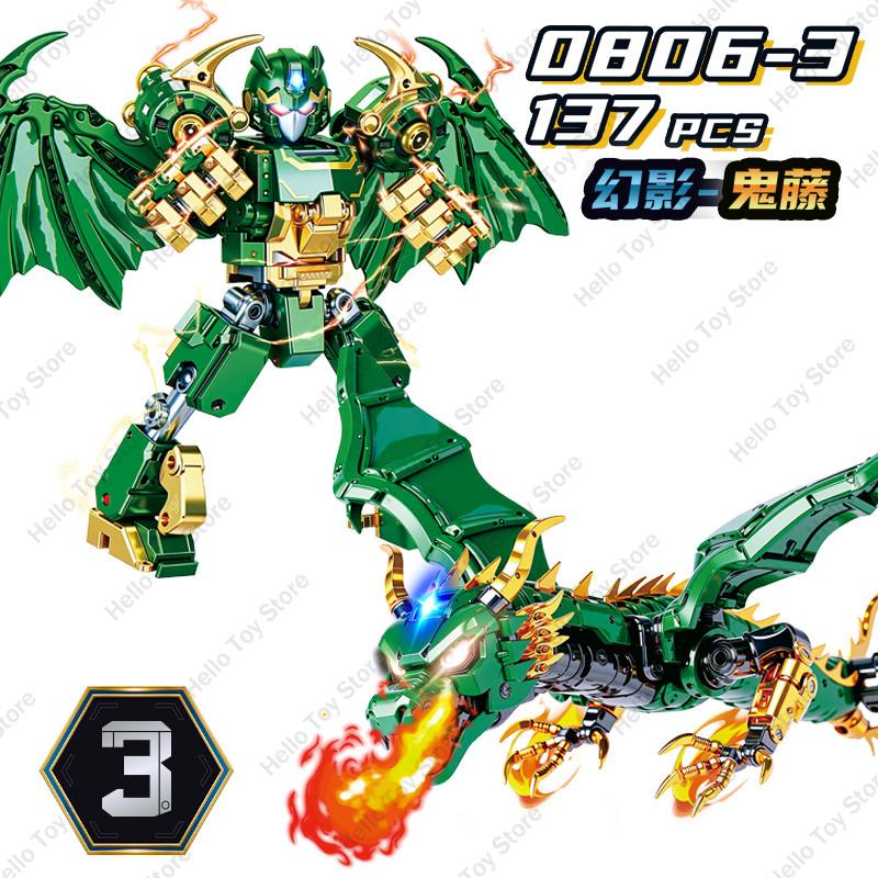2025 Lloyd Ninja Drachen Mecha Rüstung Modell Actionfigur Bausteine Klassischer Ninja Krieg Zeichentrick Anime Steine Kinderspielzeug Geschenke