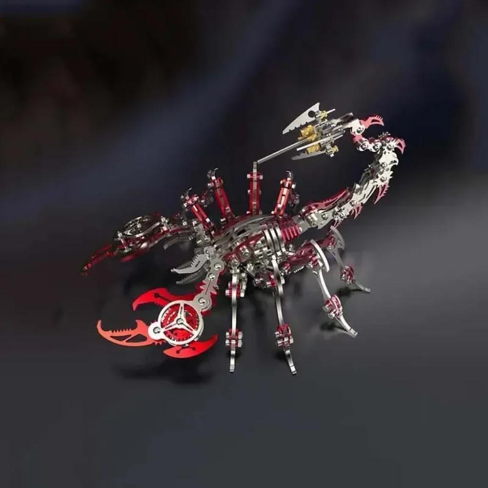 Mechanical Tyrannosaurus Rex, Cobra, Tiger, Scorpion King, Praying Mantis, Hell Level 3D Metal Puzzle Model, High Difficulty Toy